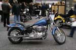 A Harley-Davidson in Blue