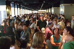 Line-up at the Empire State Building